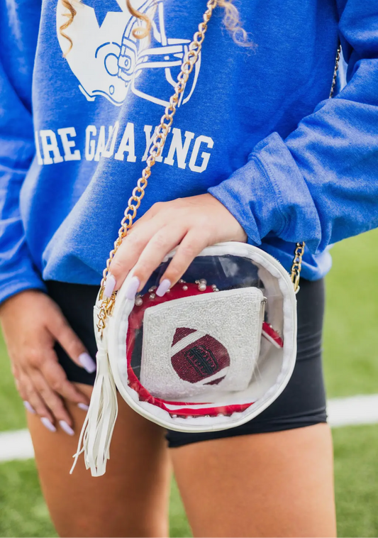 Clear Game Day Crossbody