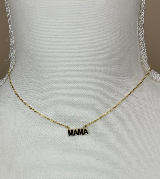MAMA Bar Necklace
